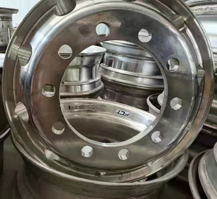 12R Breedte Bus Aluminium Wielen 22.5 voor Zhongtong Bus Concave Design